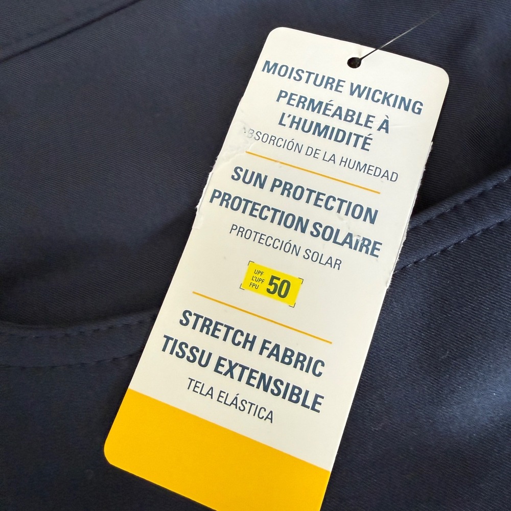 Jack Nicklaus Men Golf Pants Navy Blue Stretch Moisture Wicking UPF 50 40x30 NEW - Picture 6 of 10